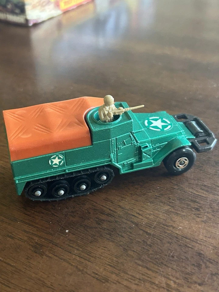 MATCHBOX BATTLE KINGS K-108 M3A1 HALF TRACK M73 - Image 3 of 4