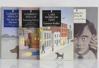 GARRISON KEILLOR Lake Wobegon Series 1-3 + Happy to Be Here - 1980s Faber US Lit