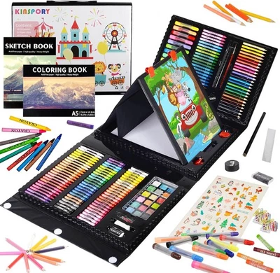 KINSPORY 290pcs Art Set Professional Drawing Painting Supplies Kit for Adults Kids Artist
