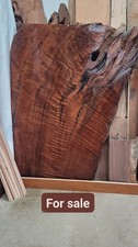 Old Growth, Curly figured Redwood live edge slabs