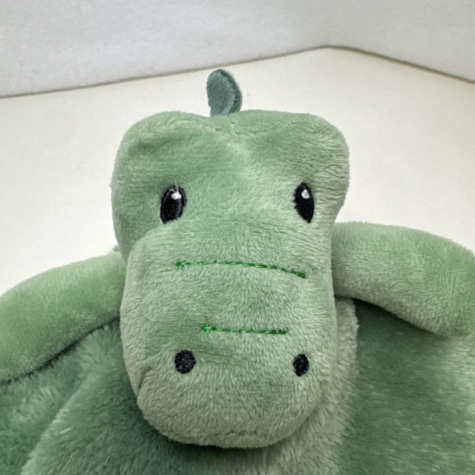 Carter's Baby Lovey Alligator Peluche Verde Gator Manta de Seguridad Correa Chupete Foto 3 de 4