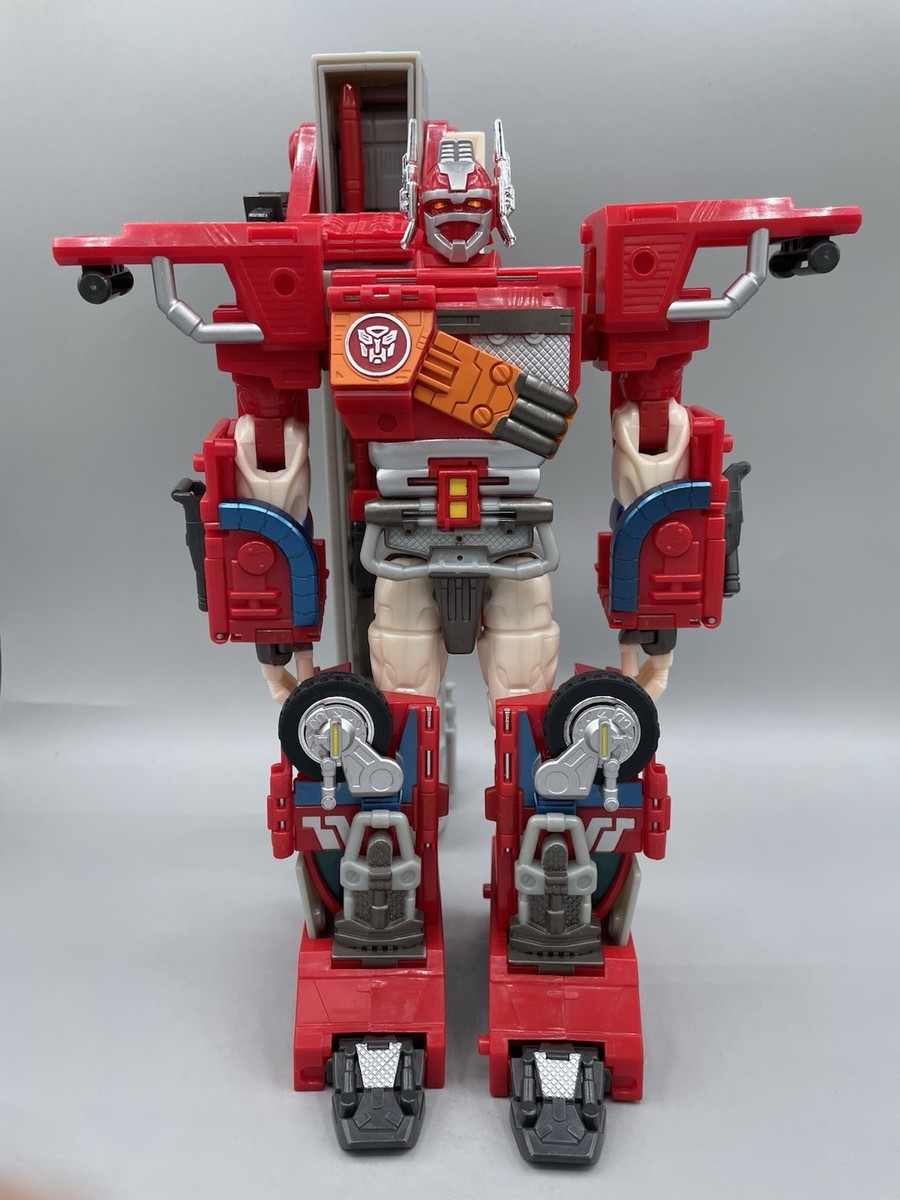 2001 Transformers Robots In Disguise Optimus Prime Super Fire