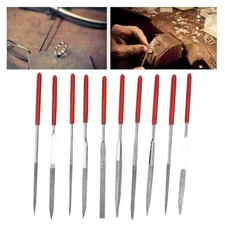 10Pcs Needle File Set Hardened Sturdy Durable Comfortable Handle Convenient