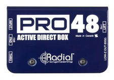 Radial Pro48 1-channel Active 48v Direct Box