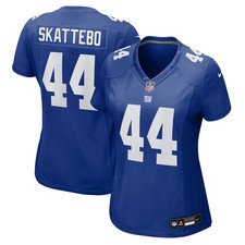 New York Giants Cam Skattebo #44 Nike Women's Royal 2026 NFL Game Jersey