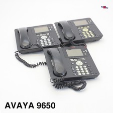 3X VOIP Phone Avaya 9650 SIP System Telephone 700383938 Display IP Telephone