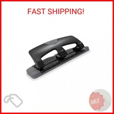 Swingline 3 Hole Punch, 20 Sheet Capacity Three Hole Puncher 3 Ring, Paper Punch