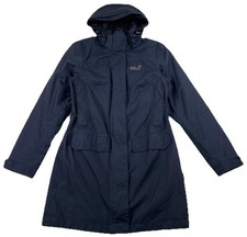 Jack Wolfskin Texapore Dark Blue Grey With Hood Women  s Small