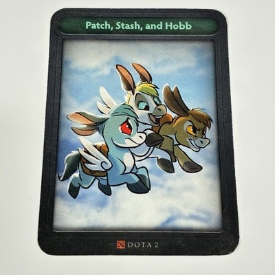 DOTA 2 Trading Card Game Collectible NO CODE Patch Stash Hobbs Donkey Courier