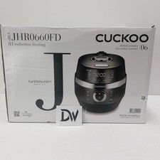 CUCKOO CRP-JHR0660FD Schnellreiskocher (6 Personen, Dunkler Tee Silber) / 220...