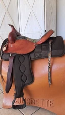 Auburn Outdoors Camo Western Saddle 16"/Reg