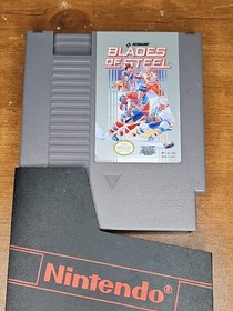 Blades of Steel Nintendo NES Video Game w/ Dust Sleeve Original Konami 88' Japan