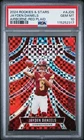 2024 PANINI ROOKIES & STARS #AJDS JAYDEN DANIELS AIRBORNE-RED PLAID PSA 10