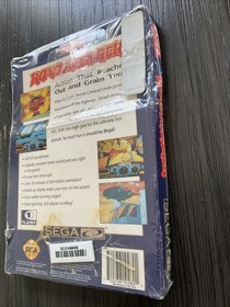 SEGA CD 1993 Road Avenger Original Package & Wrap (Box is Pressed down)