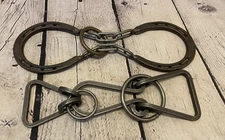 Vintage Metal Brain Puzzles Teasers Lot of 2 Tavern Diamond Horseshoe 3D