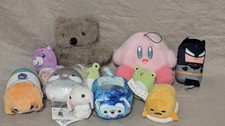 Sanrio DC Amuse Kirby Batman Gudetama Animation Keychain Plush Lot of 10