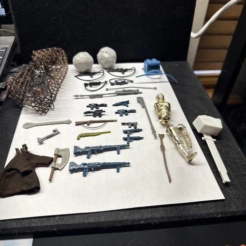 Vintage Original Star Wars Action Figure Blaster Rifle Accessories Weapon Lot