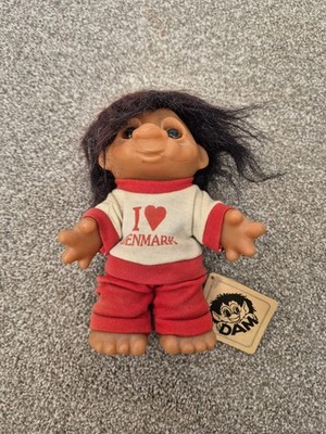RARE 7'' VINTAGE 1988 DAM THINGS TROLL I LOVE DENMARK ORIGINAL DENMARK