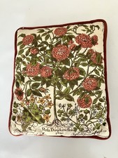 Vintage Floral Throw Pillow;