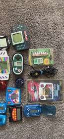 vintage handheld video game consoles lot