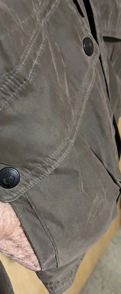 Vtg Forest Club by Rainforest Jacket Down Feather Filled Mens Medium Brown Coat - Image 3 of 4