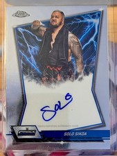 2026 Topps Chrome WWE AUTOGRAPH AUTO ON CARD Solo Sikoa