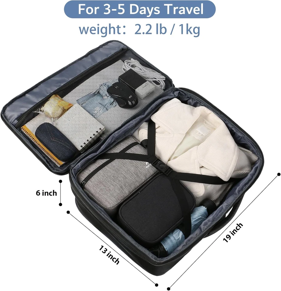Carry on Backpack, Extra Large Travel Backpack Expandable Airplane Approved Week - Image 3 of 4