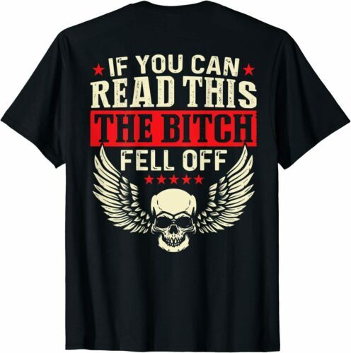 biker shirt if you can read this