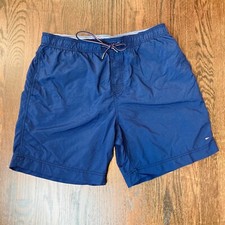Tommy Hilfiger Core 7  Swim Trunks Mens XLarge Navy XL Board Shorts Mesh Inside