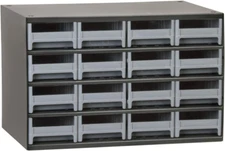 Steel Garage Storage Cabinet, Small Parts Organizer Metal Cabinet for Hardware,