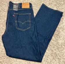 Levi's Premium So High Slim Bootcut Jeans Blue W Stretch Size 38X32 NWT RT89.50