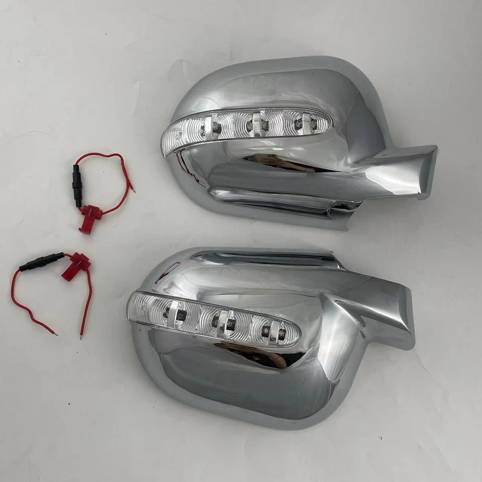 Juego de tapicería de tazón de manija de puerta de espejo LED para 98-04 Mercedes-Benz ML320 M W163 Foto 2 de 4