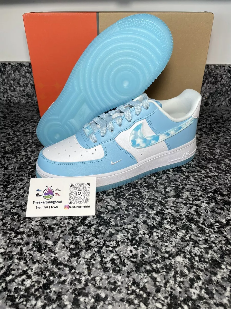 Nike Air Force 1 Low Nail Art White Blue (DX2937-100) Women's