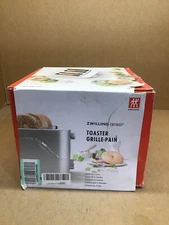 ZWILLING Enfinigy 4 Slice Toaster with Extra Wide 1.5" - Silver