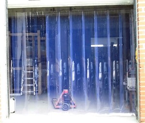 Pvc Lamellenvorhang Stabiler Lagervorhang Lagertor
