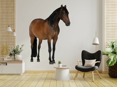 3D Mustang M597 Tier Wallpaper Wandbild Poster Wandaufkleber Zoe