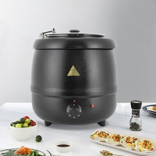 Soup Warmer Soup Station W/ 9.37 9.37" Pot Commercial Durable Soup Kettle Warmer