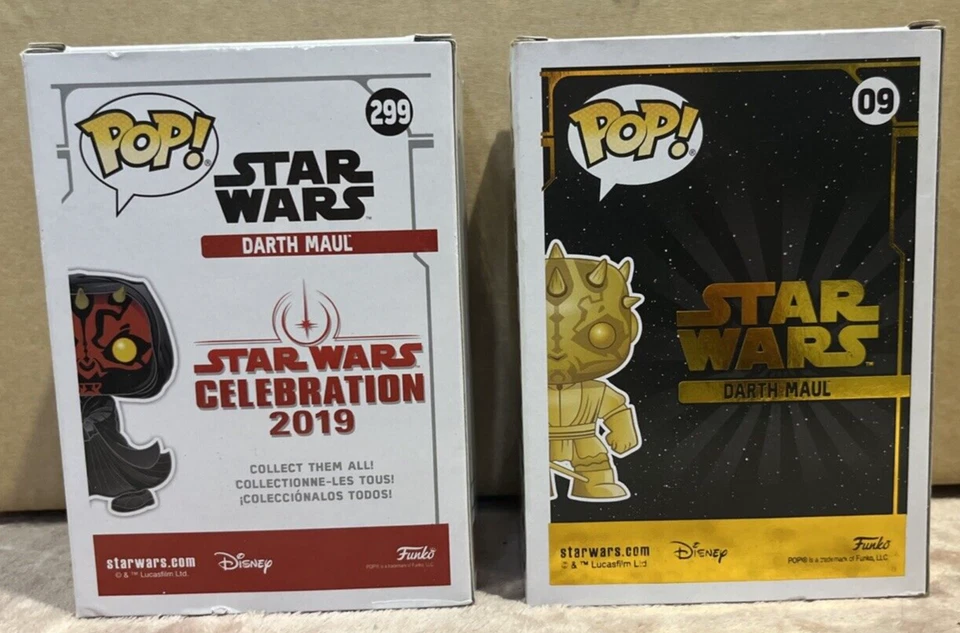 Disney - Star Wars - 09 & 299 Darth Maul - Vaulted Special Edition - Pop! Vinyl - image 4 of 4
