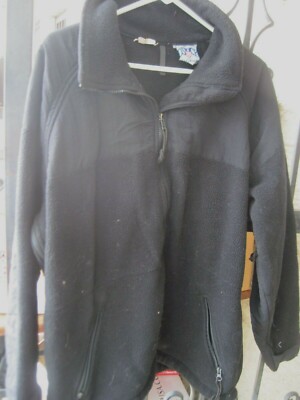us army black fleece jacket