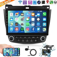 10.1 Para Honda Accord 7 2003-2007 Apple CarPlay Android 13 Car Stereo Radio GPS