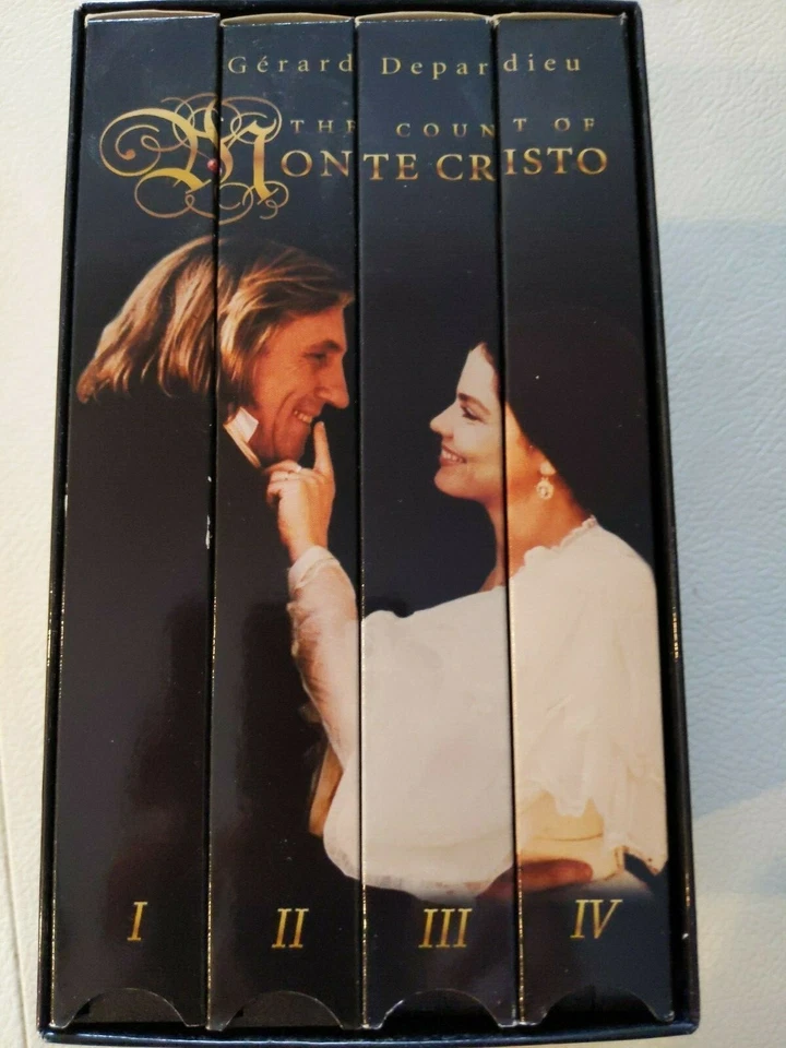 The Count of Monte Cristo 1999 Gerard Depardieu VHS Tapes Volume 1-4 - Image 2 of 4