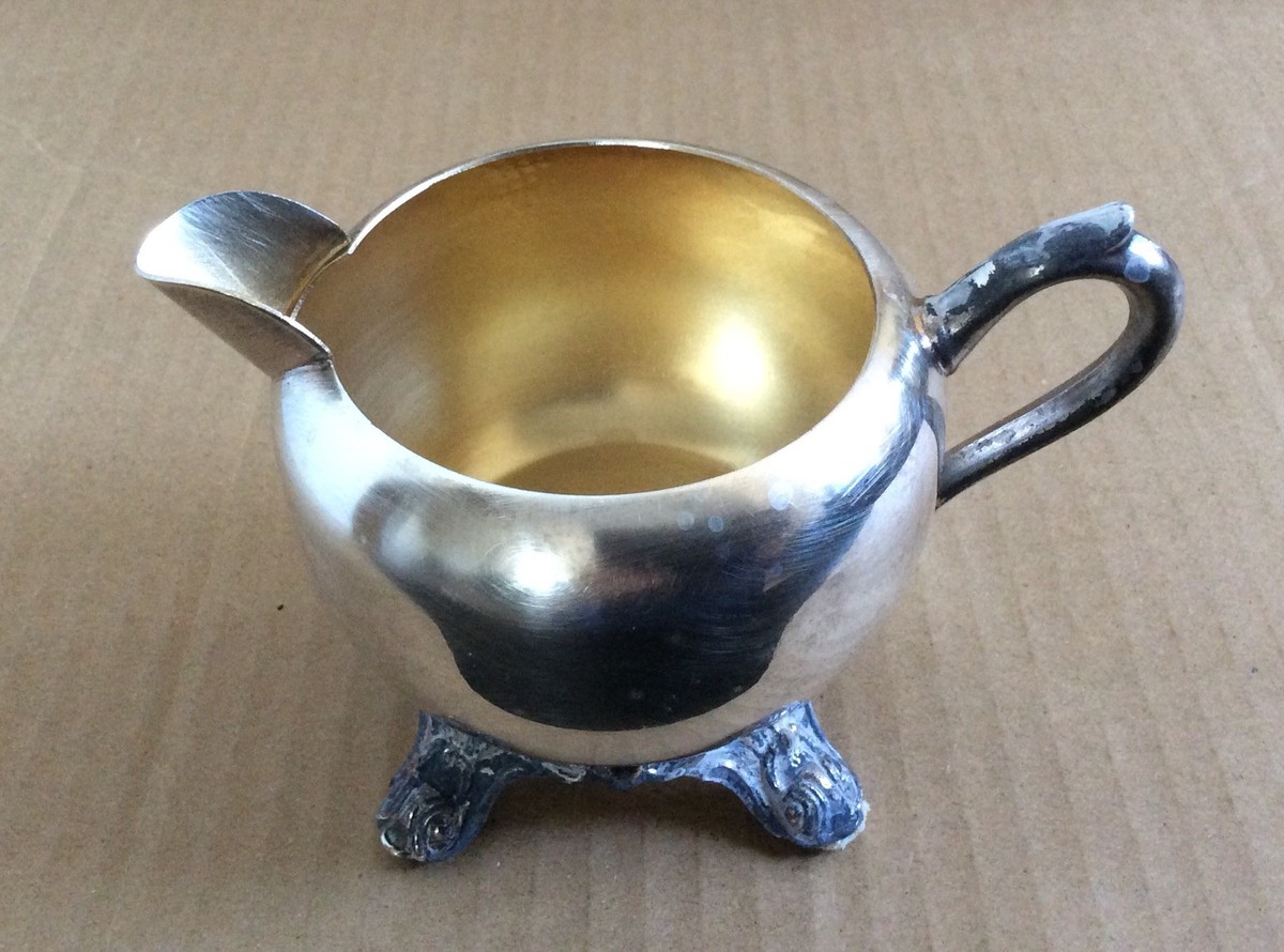 Old Vintage Trade Mark 1883 F.B.ROGERS SILVER CO #1083 Creamer