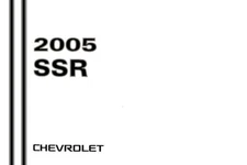 2005 Chevrolet SSR Truck Owners Manual User Guide