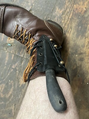 Ankle/ Calf/ Forearm Sheath For Cold Steel Roach Belly