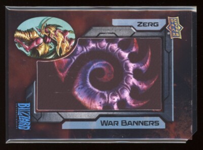 QUEEN 2023 Upper Deck Blizzard Legacy War Banners Zerg WB-20