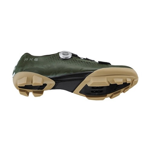 Shimano SH-RX600 Wide Off-Road / Gravel Cycling Shoes RX6 Black / Green New - Picture 6 of 10