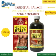 Organic Firm & Flat Belly Detox & Energizer, Burn Body Fat & Remove Waste 8 OZ