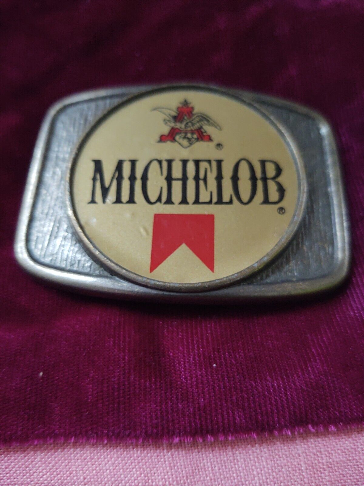 Rare Michelob Belt Buckle - image 7