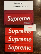 Supreme SealLine Waterproof Case Red + 3 Stickers!