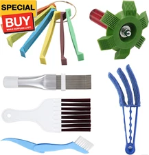 6 PCS Air Conditioning Fin Cleaner Set, Air Conditioner Fin Comb Straightener To